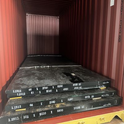 1.2312 आसान मशीनिंग प्लास्टिक मोल्ड स्टील प्लेट मिश्र धातु स्टील प्लेट